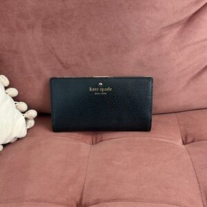 Kate Spade Black Leather Wallet